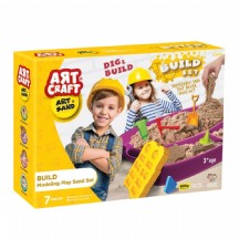 Dede Artsand İnşaat Kum Set 600 Gr. 03949 | Oyun Hamurları-Kumları