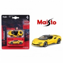 Maisto 1:64 Speed Icons - Ferrari SF90 Stradale Sarı | 1/64