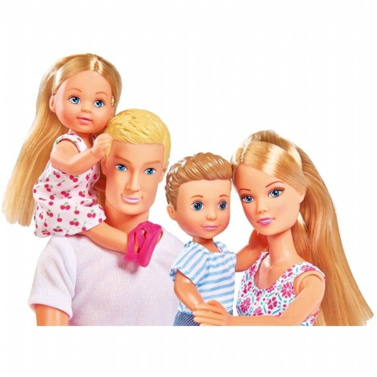2 4 фэмили. Кукла Steffi семья Штеффи. Штеффи Кевин Еви Тимми Королевская семья куклы. А4 Фэмили. XL Barbie.
