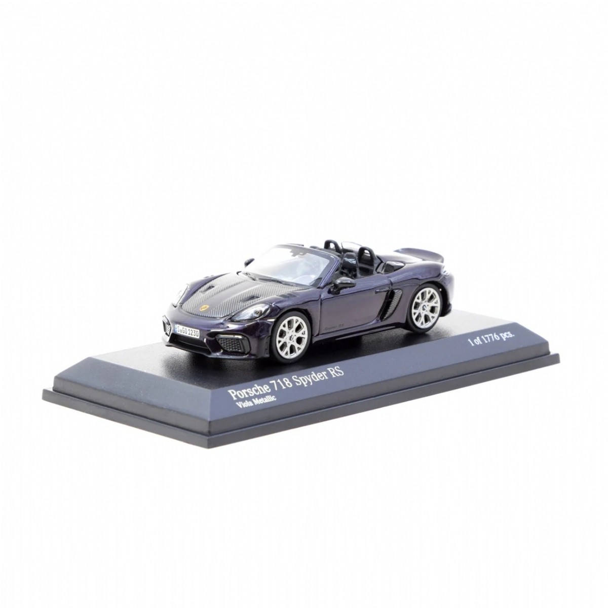 Minichamps X Tarmac Works 1/64 Porsche 718 Spyder RS Viola