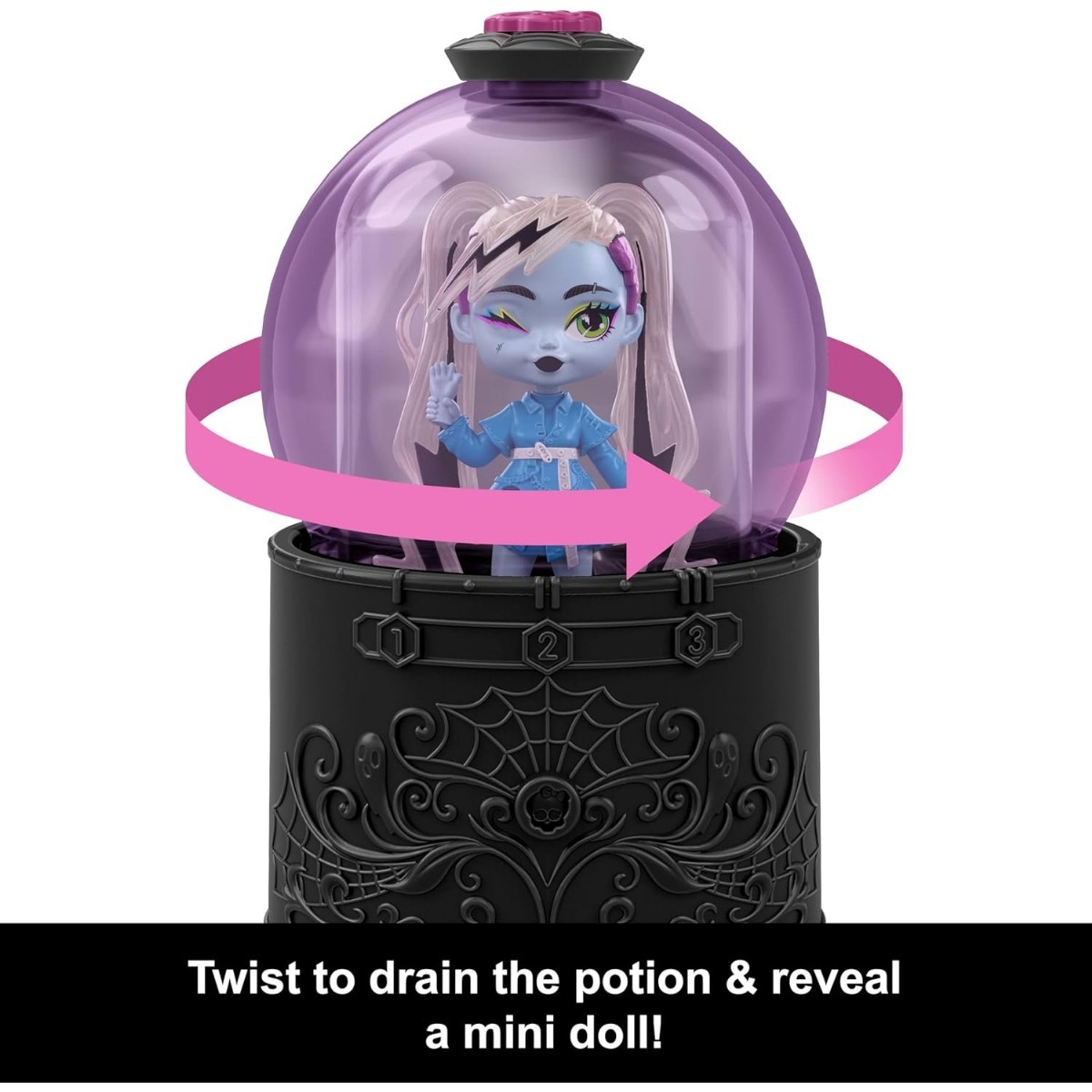 Monster High İksirleri Kristal Küre Mini Bebekler, Sürpriz