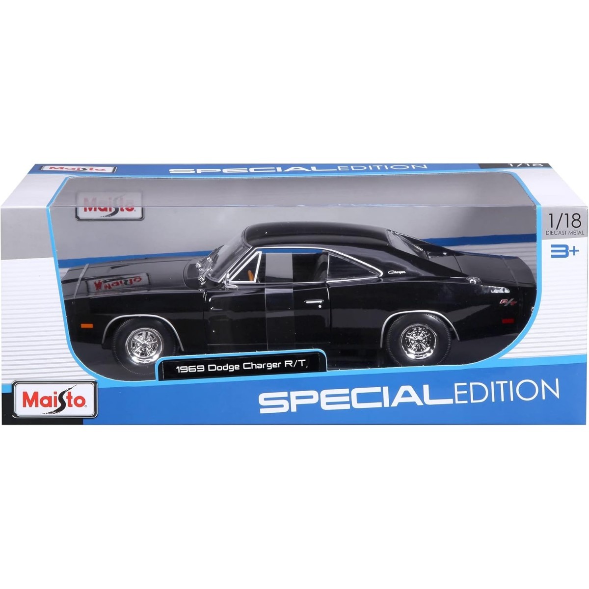 Maisto 1:18 1969 Dodge Charger R/T | 1/18 | Model Araçlar | Toolstoy