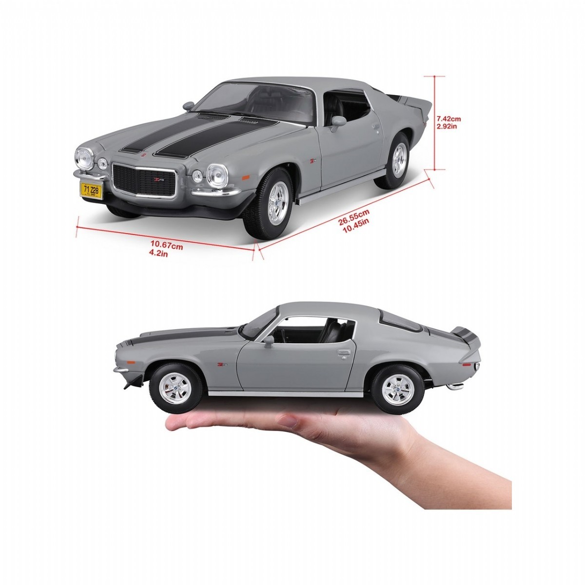 Maisto 1:18 1971 Chevrolet Camaro | 1/18 | Model Araçlar | Toolstoy