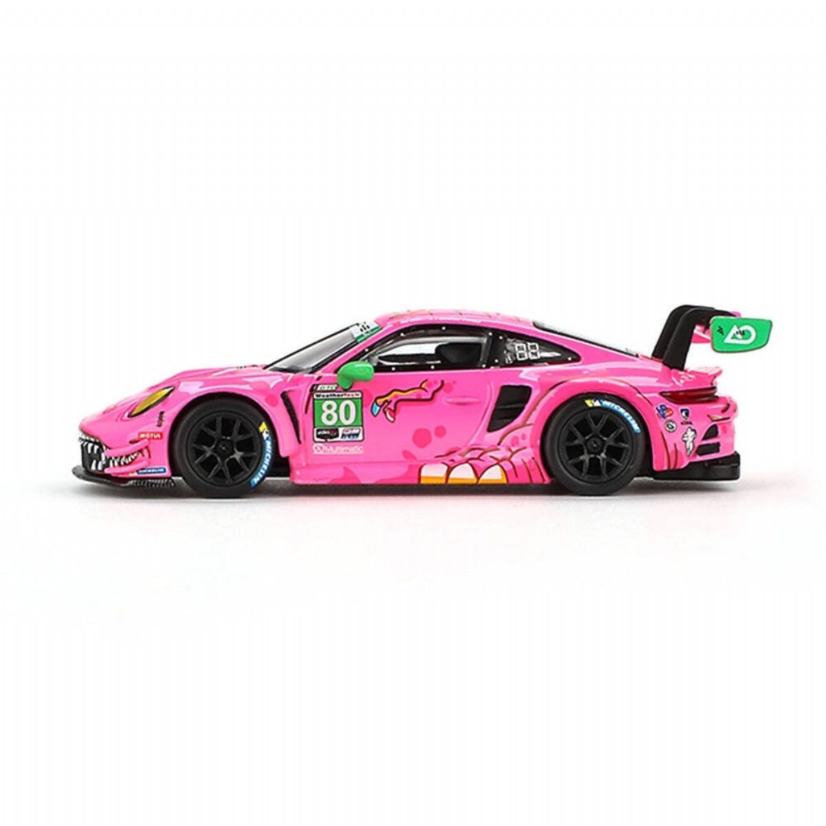 Mini GT 1/64 Porsche 911 GT3 R AO Racing 2023 IMSA VIRginia Roxy
