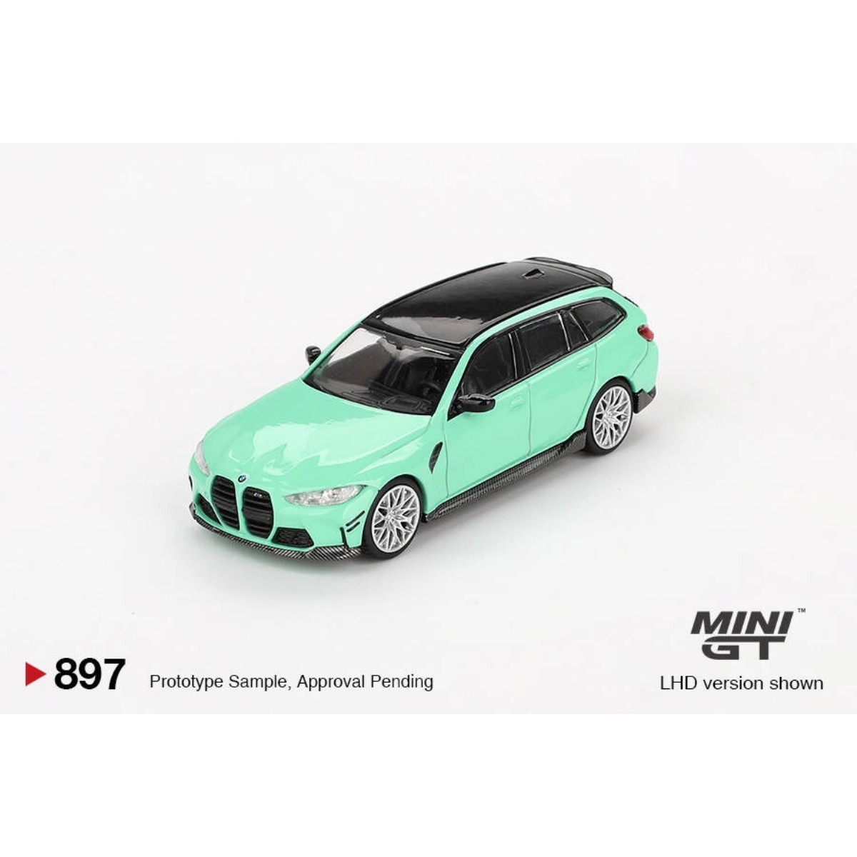 mini gt 1/64  M3 2台セット Mini GT 1/64 BMW M3 M Performance Touring Mint Green mgt00897 | 1