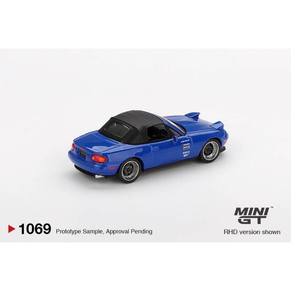 Mini GT 1/64 Mazda Miata MX-5 (NA) Tuned Version Dark Blue