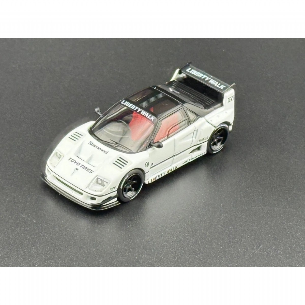 Mini GT 1/64 Mazda AZ-1 Liberty Walk LB40 White 2024 MGT00953-BL