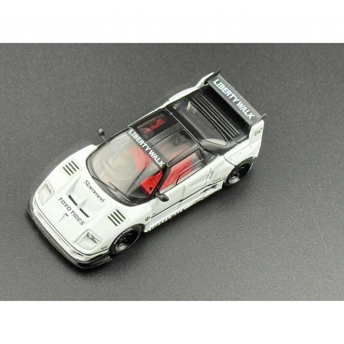 Mini GT 1/64 Mazda AZ-1 Liberty Walk LB40 White 2024 MGT00953-BL