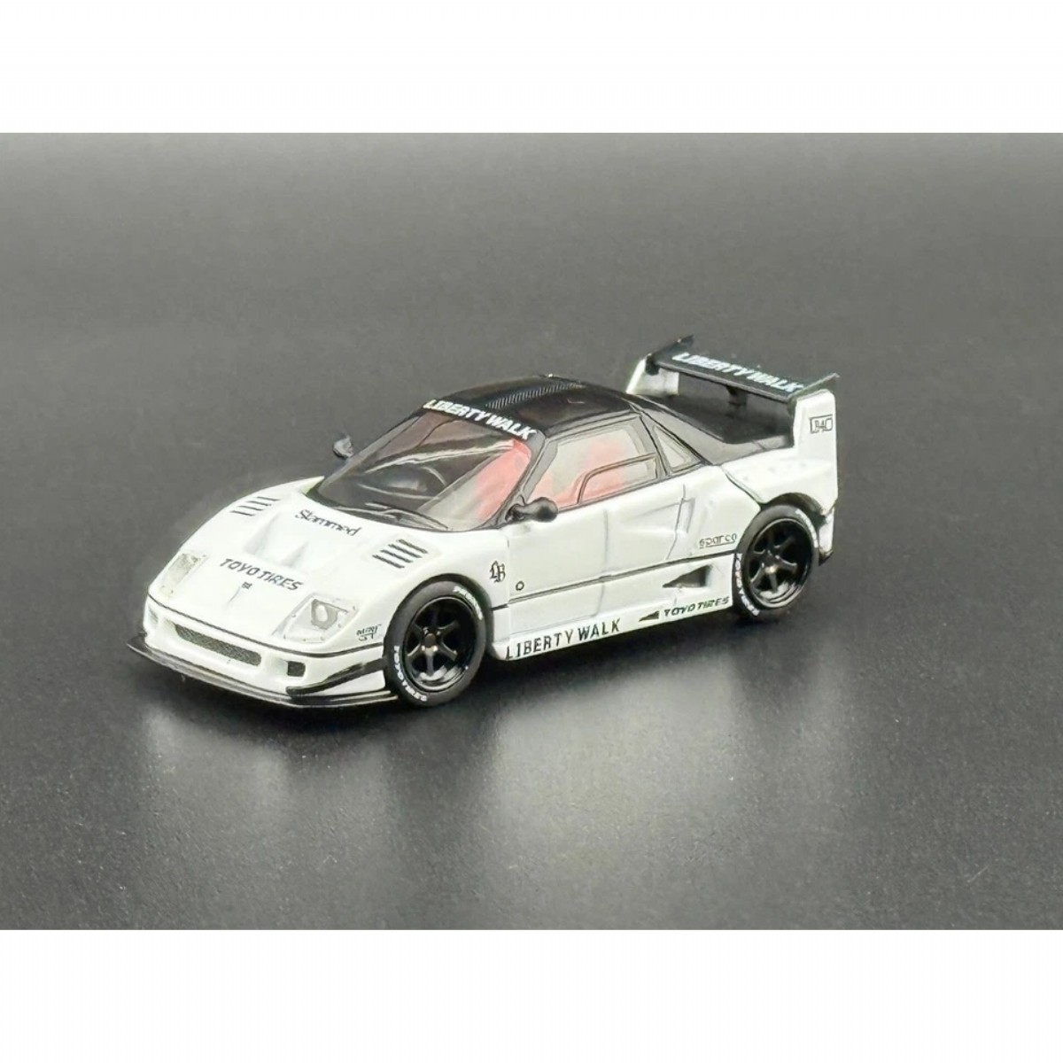 Mini GT 1/64 Mazda AZ-1 Liberty Walk LB40 White 2024 MGT00953-BL