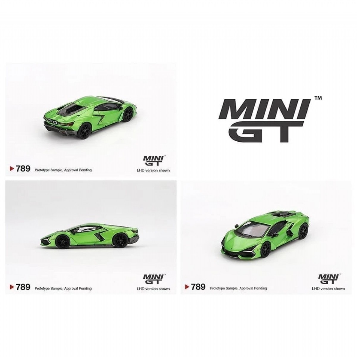 Mini GT 1/64 Lamborghini Revuelto Verde Selvans MGT00789-BL