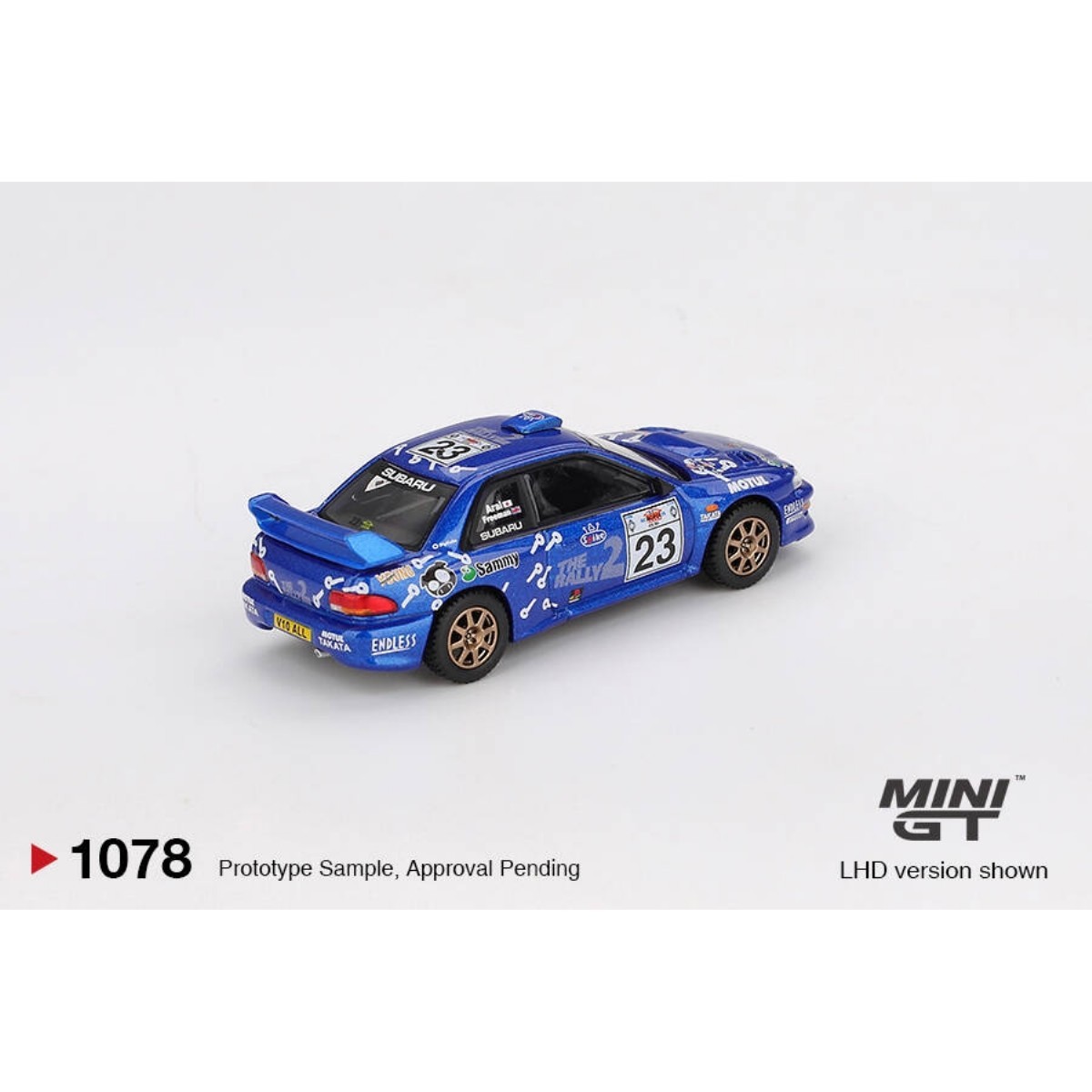 Mini GT 1/64 Subaru Impreza WRC99 #23 2000 Acropolis Rally