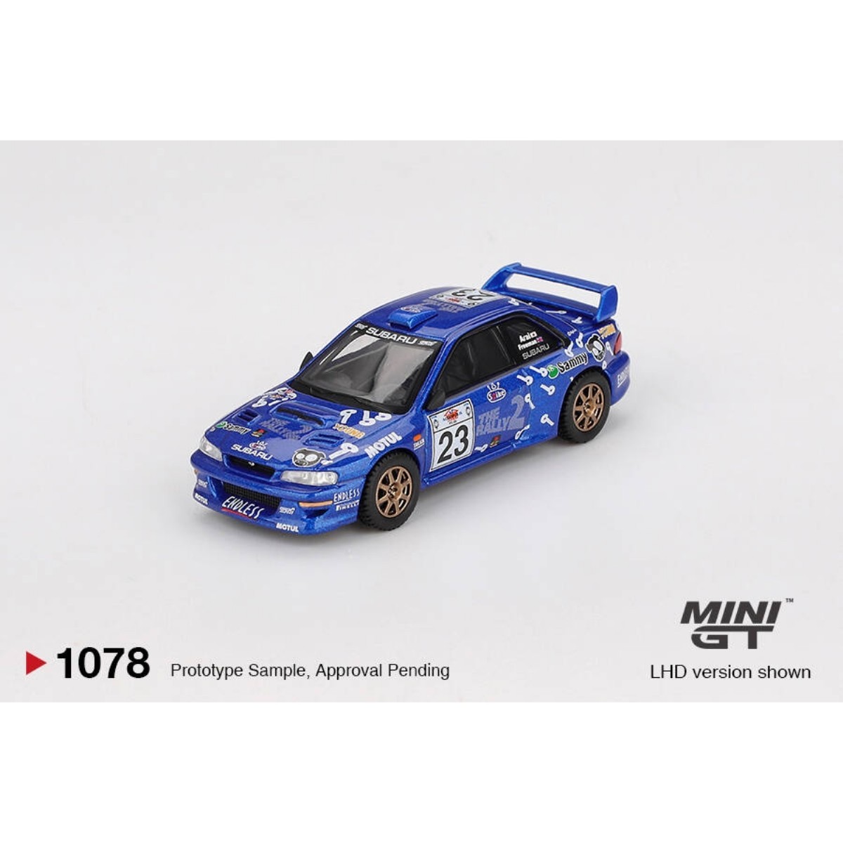 Mini GT 1/64 Subaru Impreza WRC99 #23 2000 Acropolis Rally