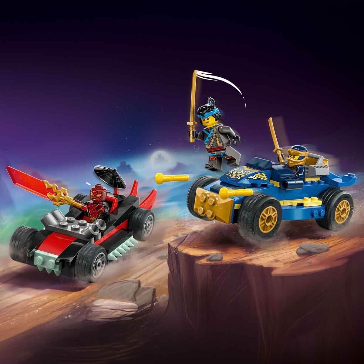 Lego Ninjago Rogue ile Drix Yarış Arabası Düellosu 71840 | Lego