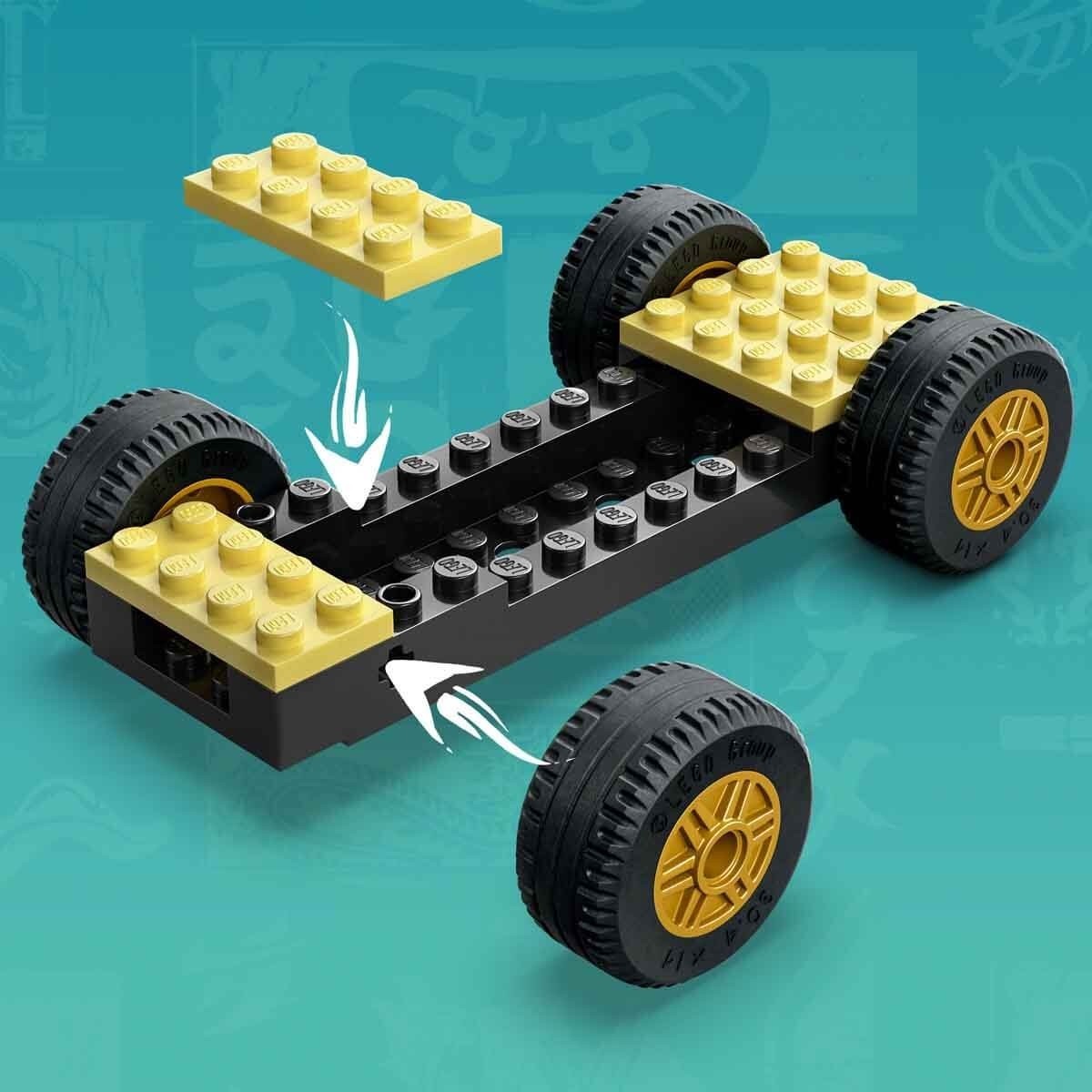 Lego Ninjago Rogue ile Drix Yarış Arabası Düellosu 71840 | Lego