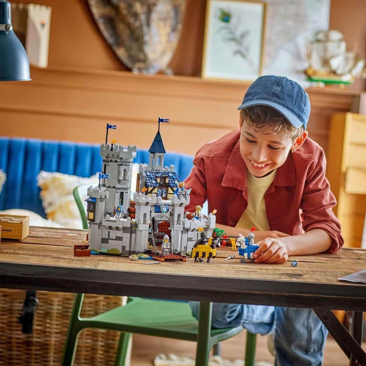 Lego Creator 3'ü 1 Arada Orta Çağ Atlı Şövalye Kalesi Oyuncak