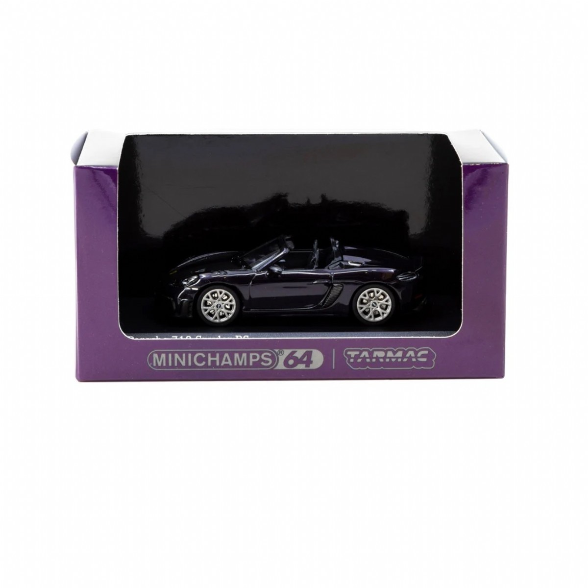 Minichamps X Tarmac Works 1/64 Porsche 718 Spyder RS Viola
