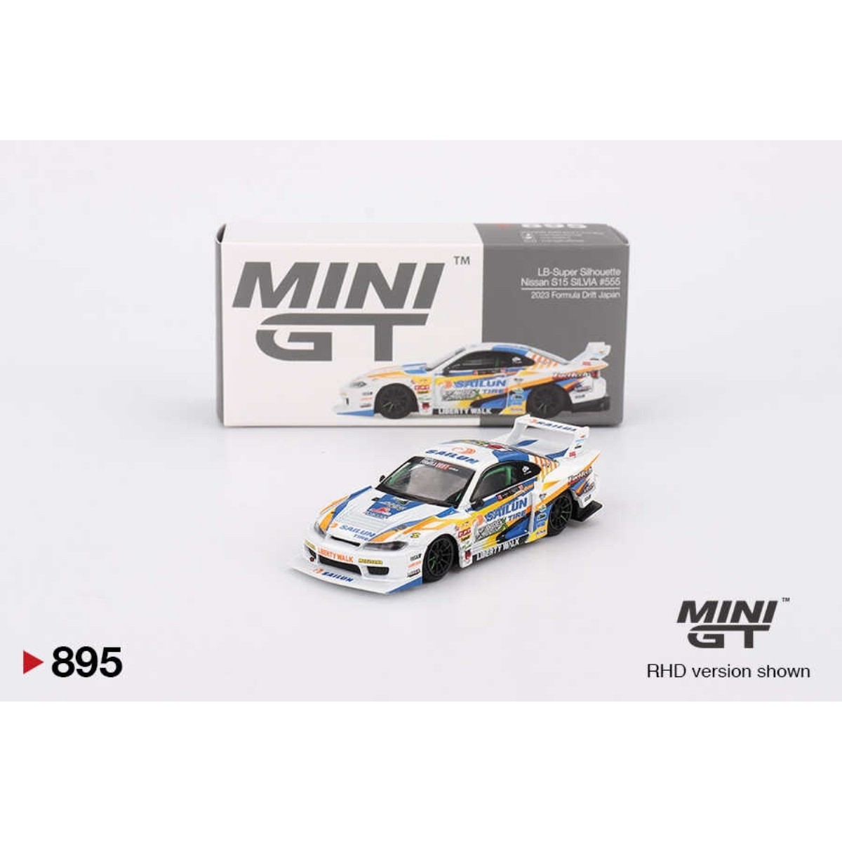 Mini GT 1/64 Nissan LB-Super Silhouette S15 SILVIA #555 2023