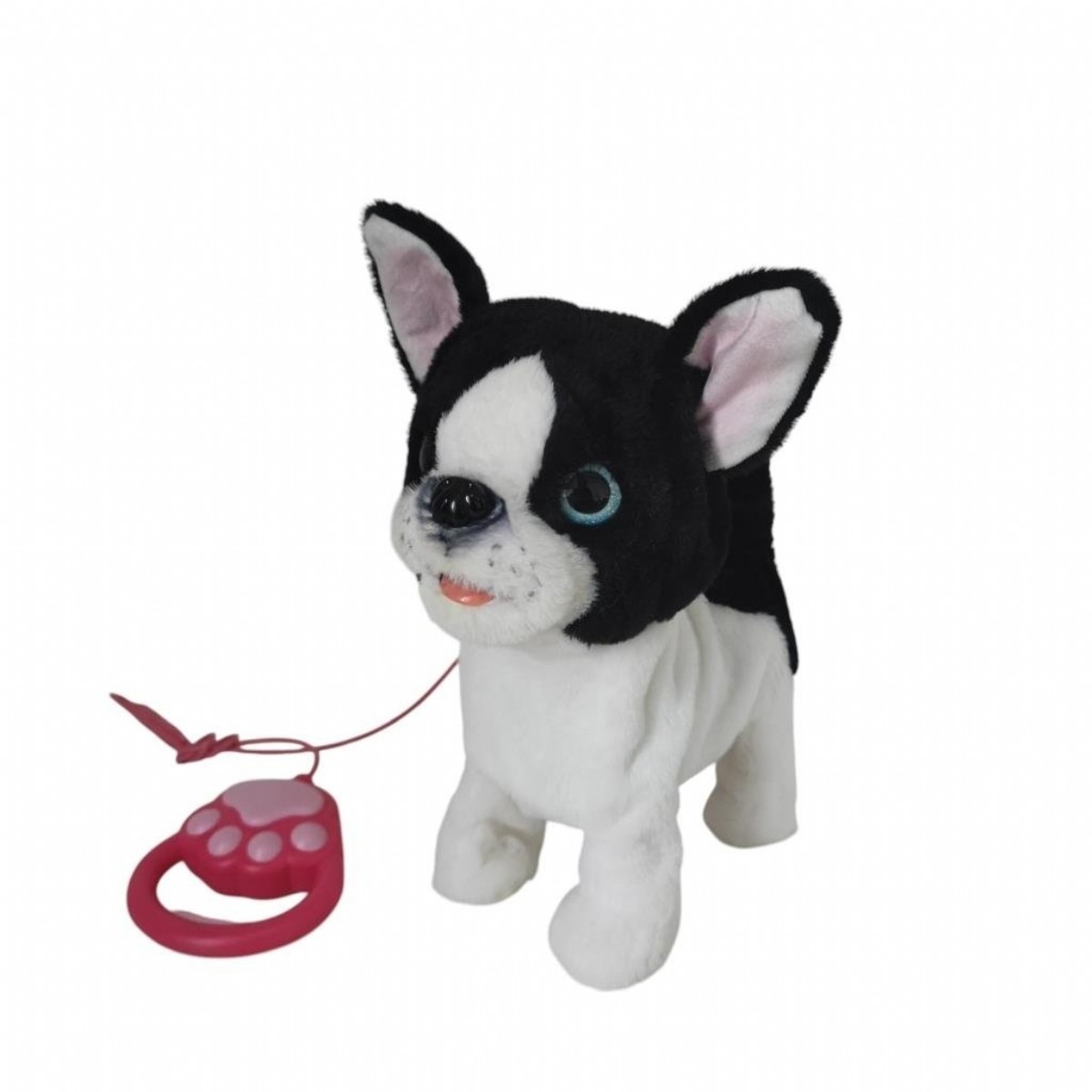 Peluş Tasmalı Yürüyen Fransız Buldog Köpek | Peluş Köpek | Peluş