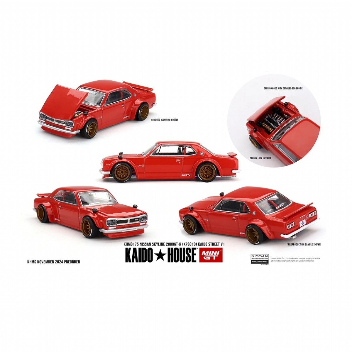 Mini GT 1/64 [KaidoHouse x MiniGT] Nissan Skyline 2000GT-R (KPGC10
