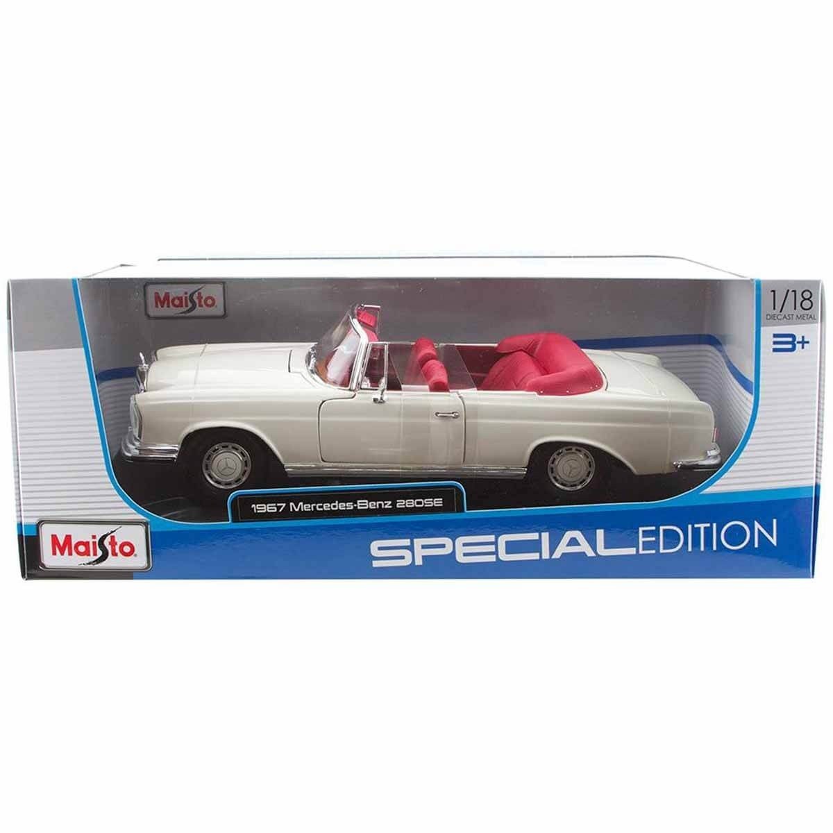 Maisto 1/18 1967 Mercedes-Benz 280SE | 1/18 | Model Araçlar | Toolstoy