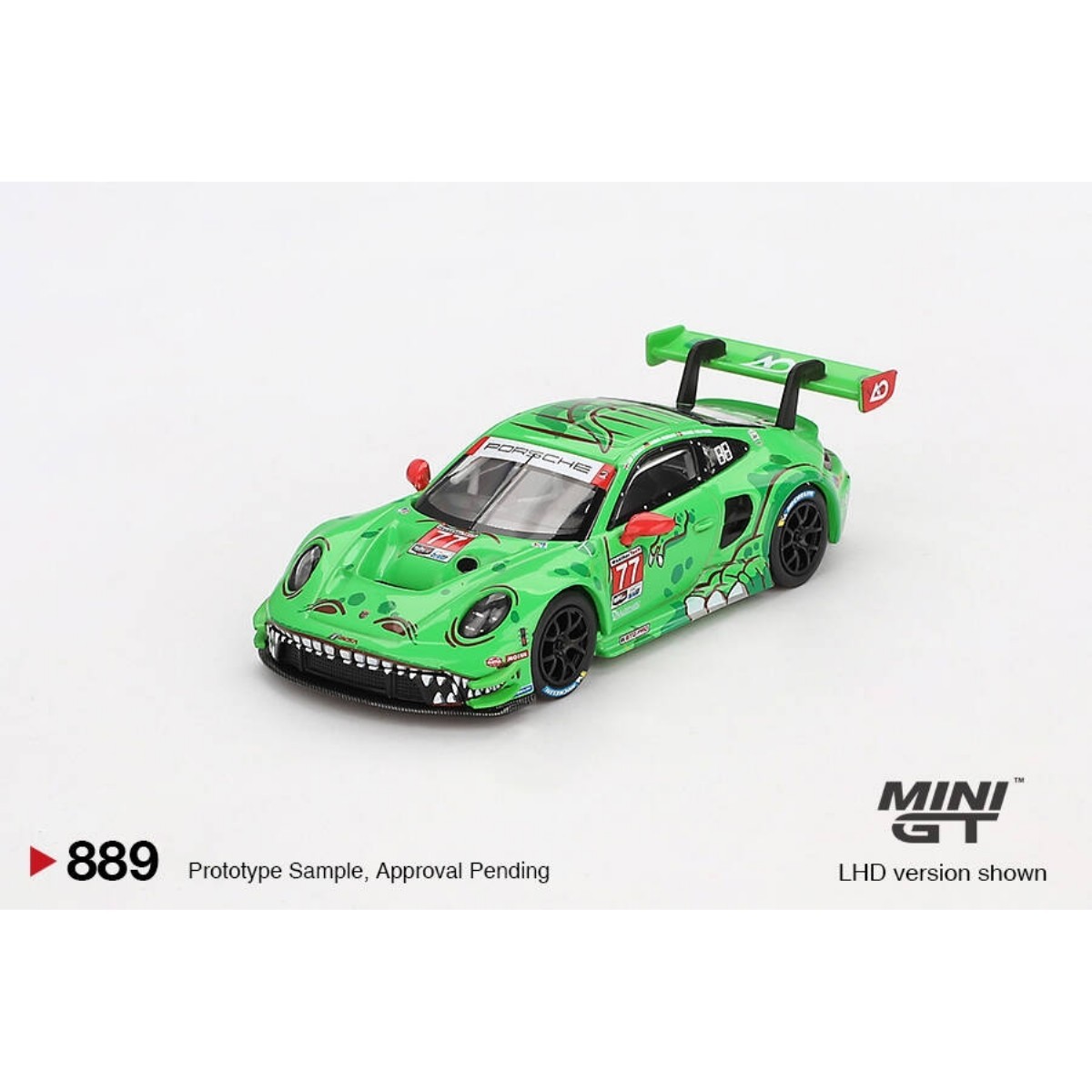 Mini GT 1/64 Porsche 911 GT3 R AO Racing 2024 IMSA Daytona 24 Hrs