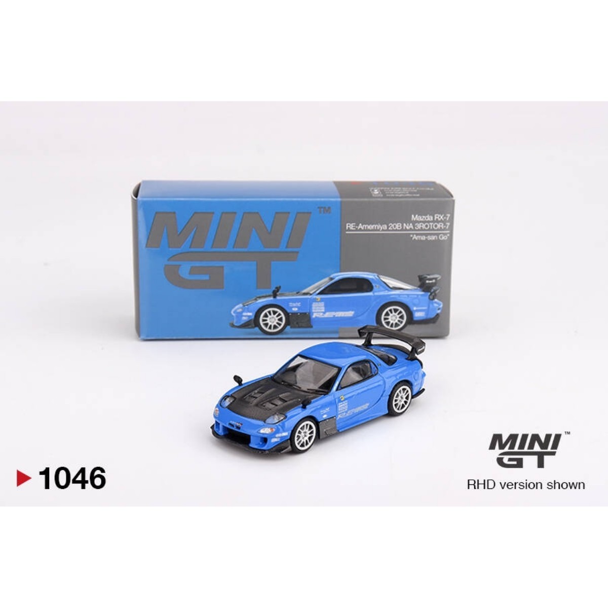 Mini GT 1/64 Mazda RX-7 RE-Amemiya 20B NA 3ROTOR-7 “Ama-san Go
