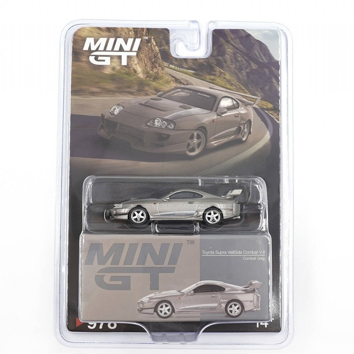 MINI GT スープラ4台セット Mini GT 1/64 Toyota Supra VeilSide Combat V-II Combat Grey Blister