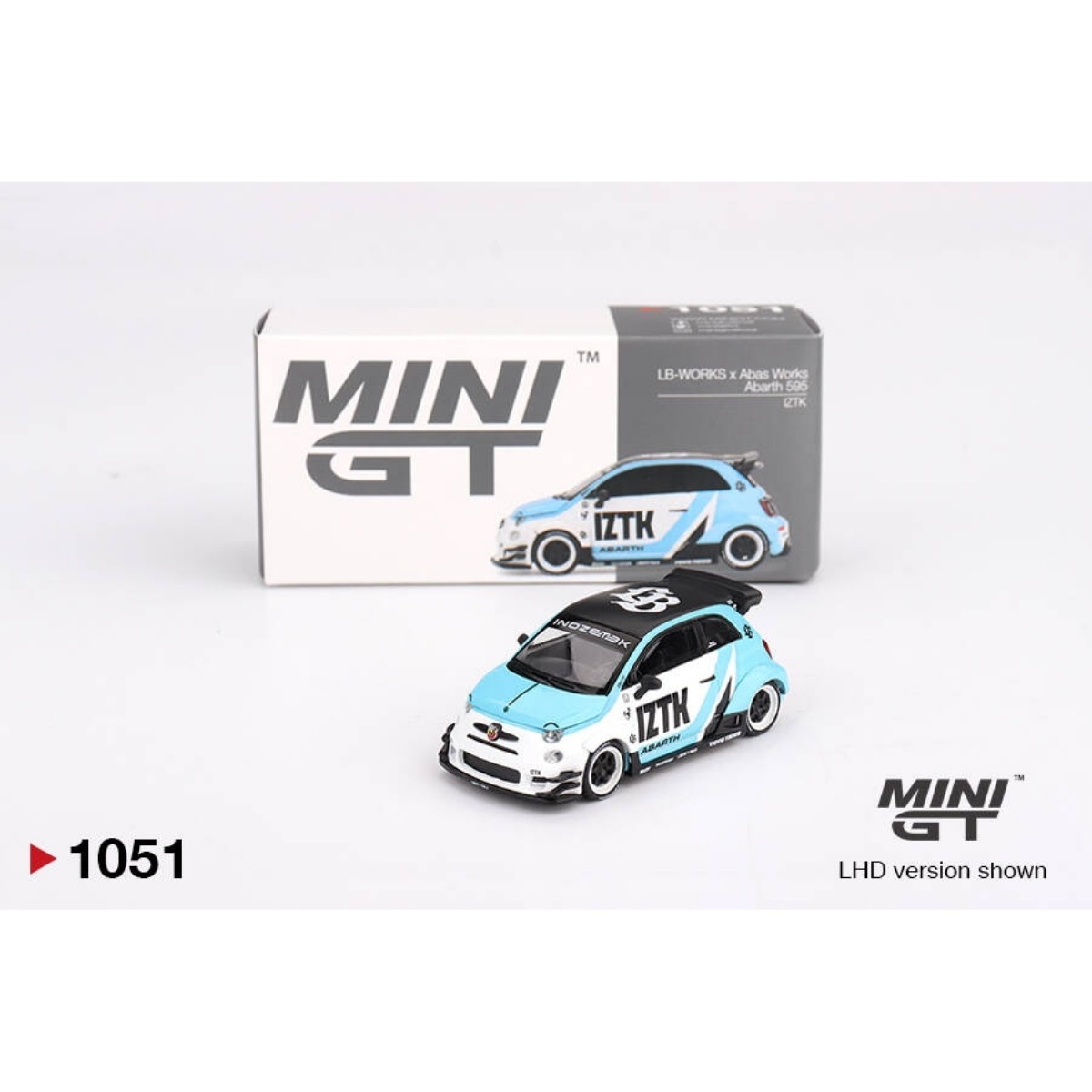 Mini Gt 1/64 Abarth 595 Lb-Works X Abas Works Iztk mgt01051 | 1/64