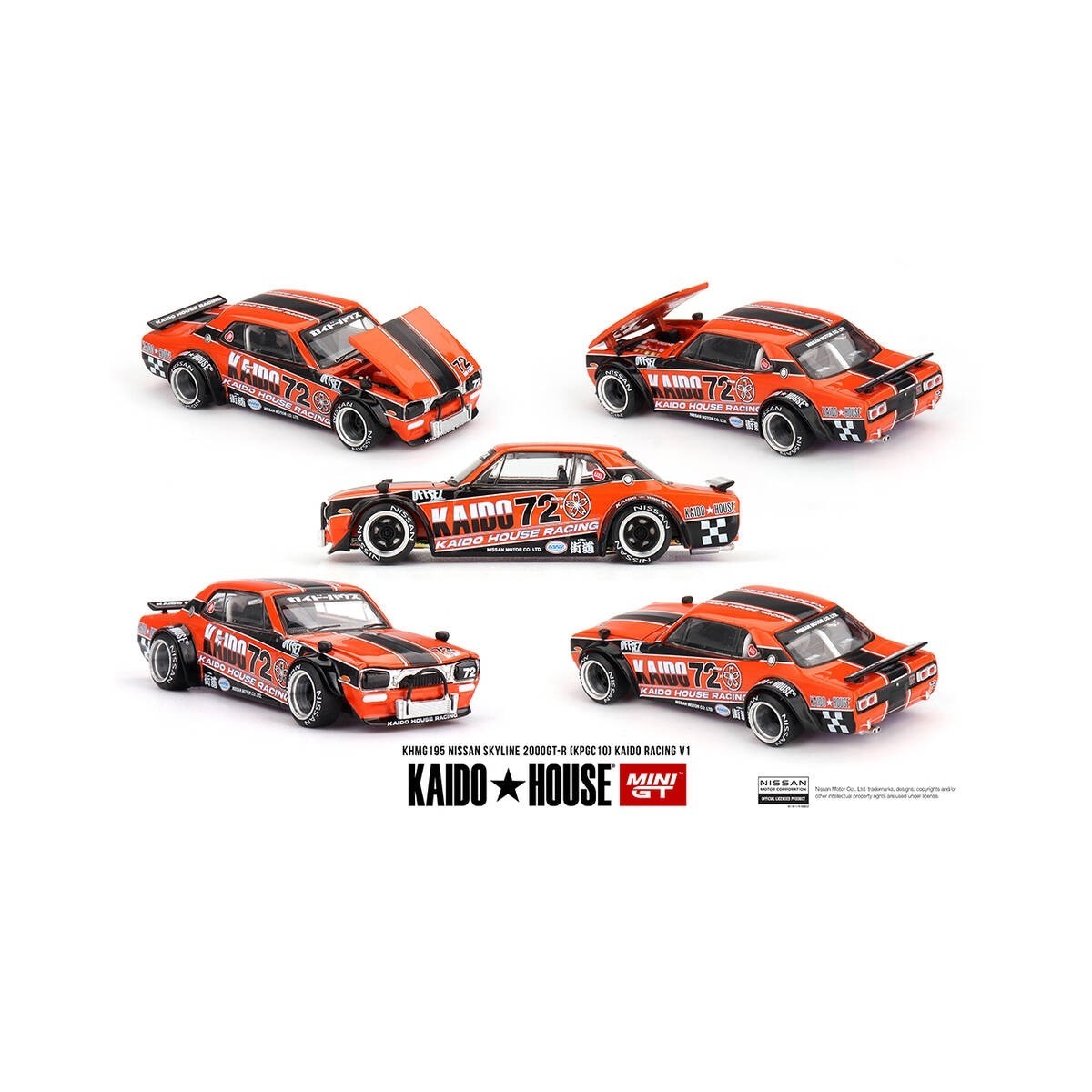 Mini Gt 1/64 Kaido House Nissan Skyline 2000Gt-R (Kpgc10) Kaido