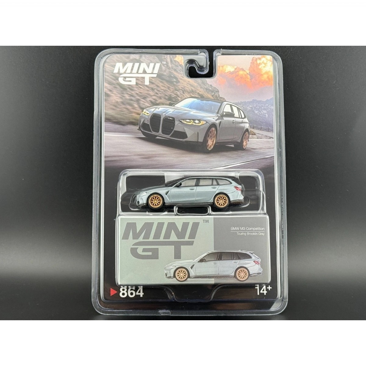 Mini GT 1/64 BMW M3 Competition Touring Brooklyn Grey MGT00864-BL