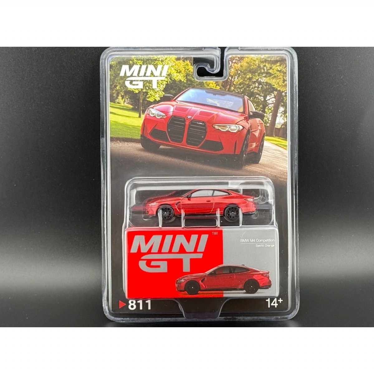 Mini GT 1/64 BMW M4 Competition (G82) Sakhir Orange mgt00811-bl
