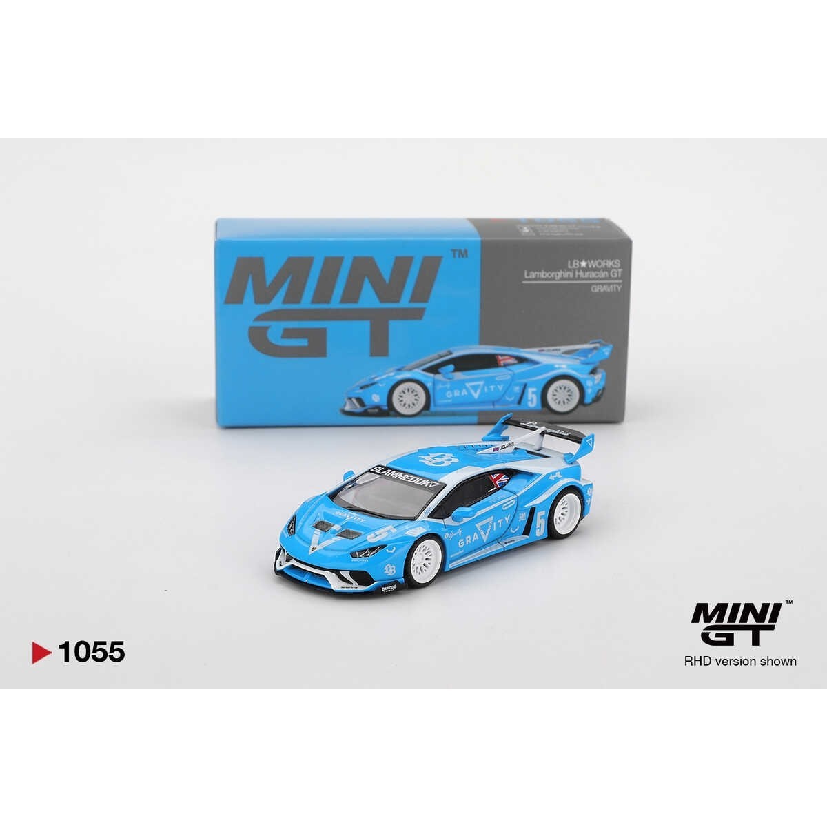 ミニカー MINI GT Lamborghini Huracan Ver. 1 Mini GT 1/64 LB-WORKS Lamborghini Huracán GT GRAVITY MGT01055 | 1
