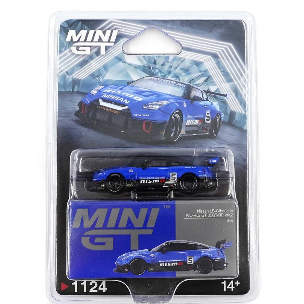 Mini GT 1/64 LB-Silhouette WORKS GT NISSAN 35GT-RR Ver.2 Blue