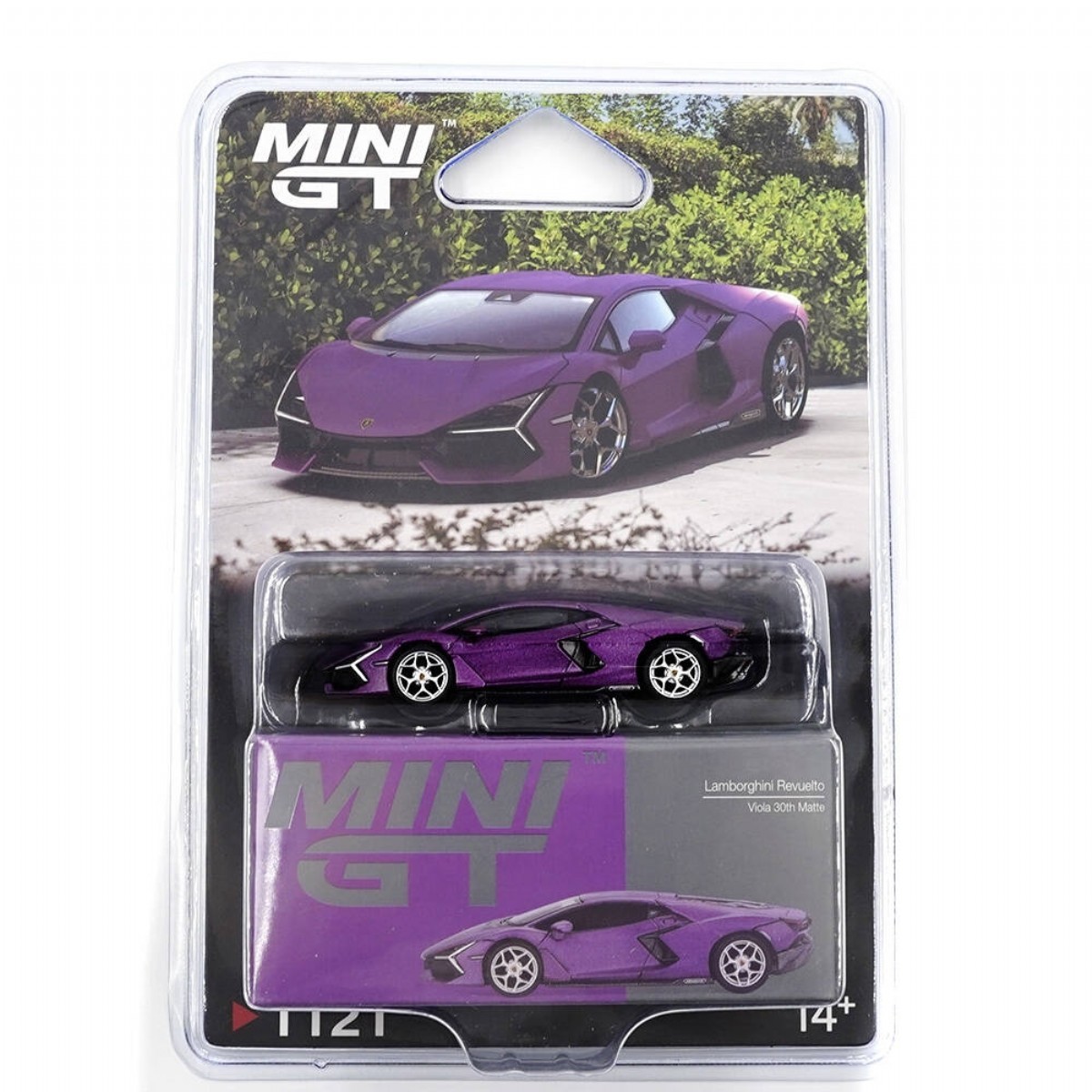 Mini GT 1/64 Lamborghini Revuelto Viola 30th Matte - Blister Paket