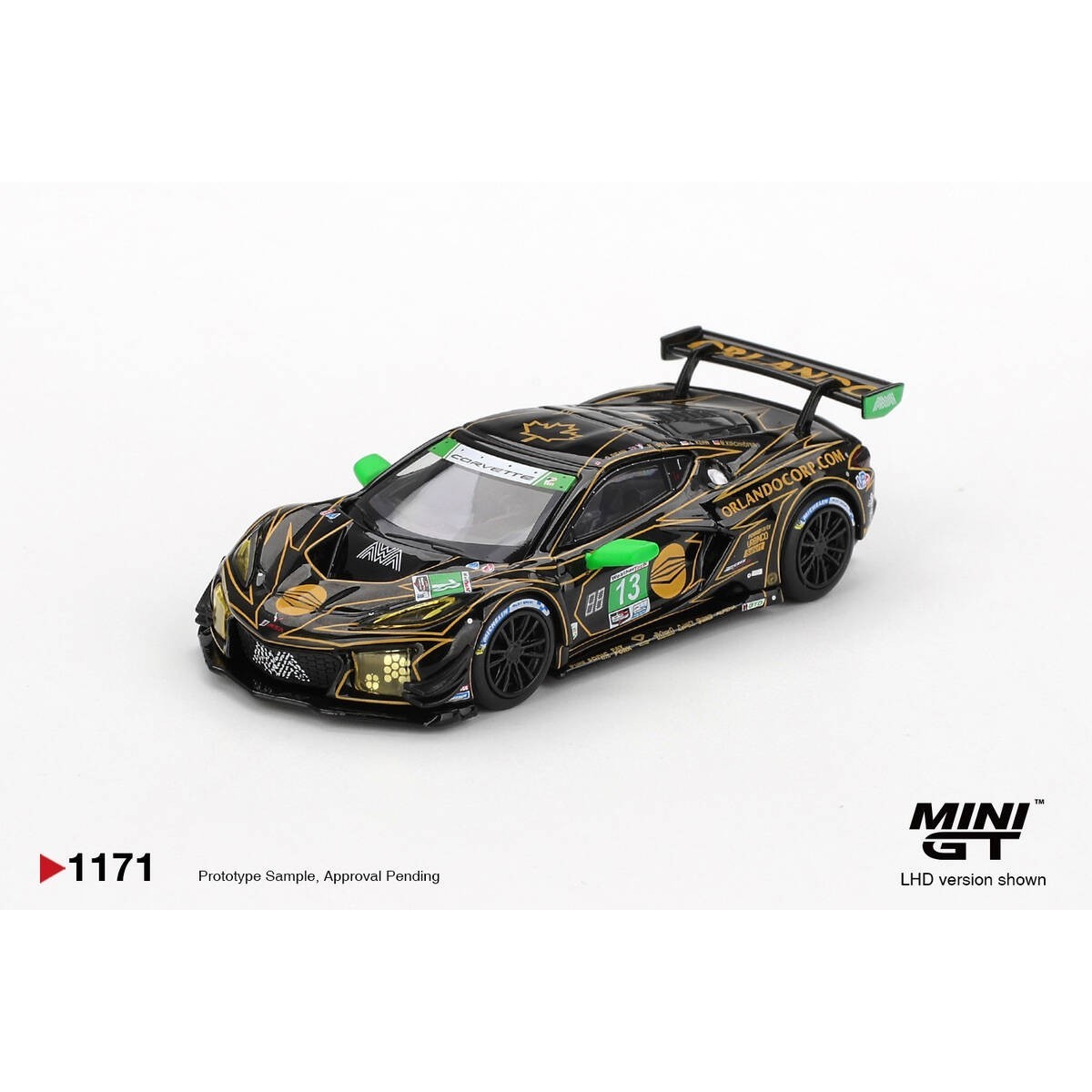Mini GT 1/64 Chevrolet Corvette Z06 GT3.R #13 AWA 2025 IMSA