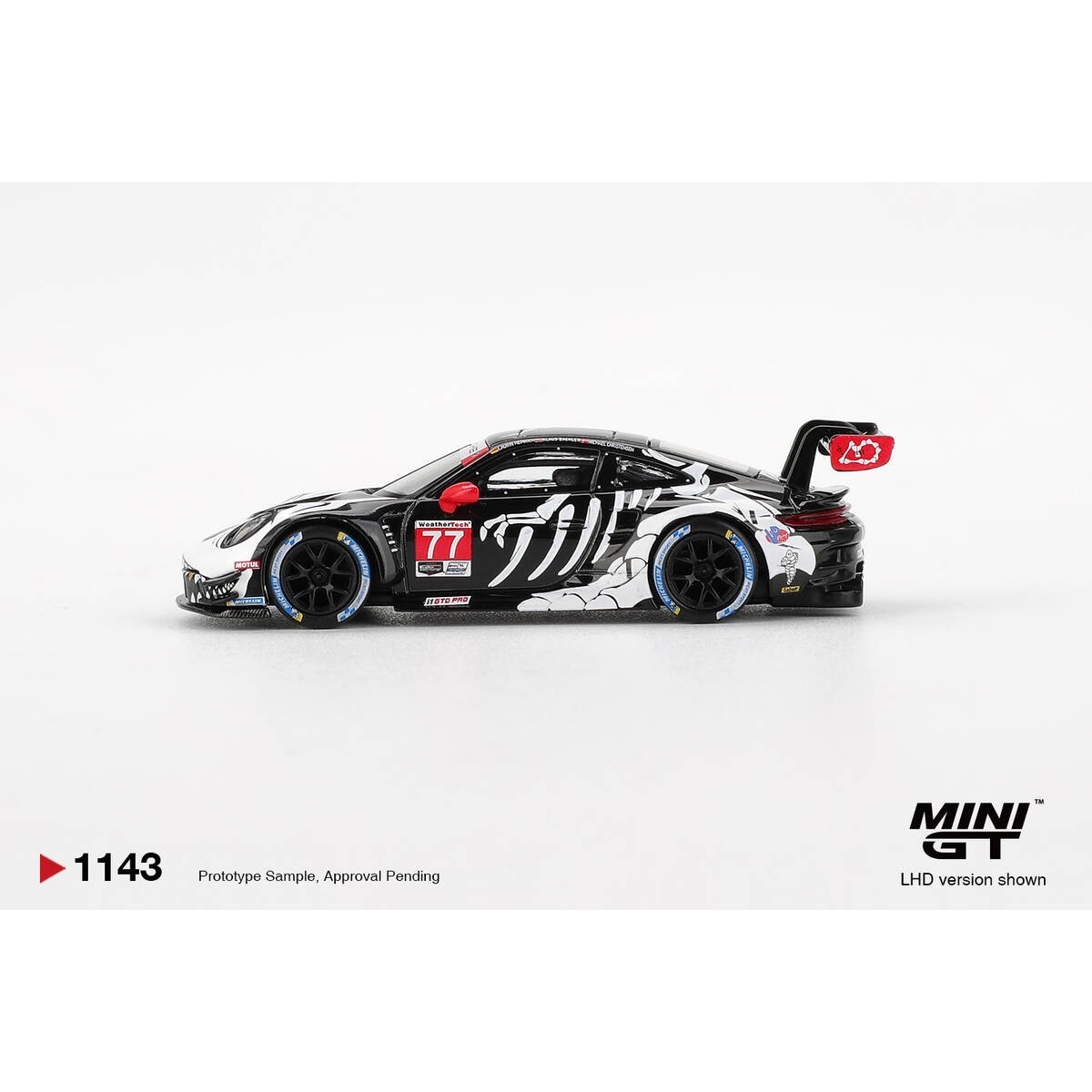 Mini GT 1/64 Porsche 911 GT3 R AO Racing 2025 IMSA Petit Le Mans