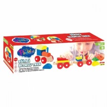 Playwood Ahşap Eğitici Bloklu Tren ONY-351