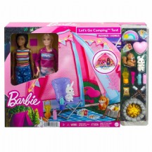 Barbie Malibu ve Brooklyn Kampta Oyun Seti HGC18