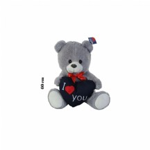 Halley 60 Cm I Love You Kalpli  Ayı (Kot Kalpli) PL62548