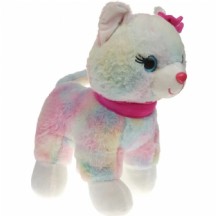 Halley Peluş  Pembe Tokalı Kedi 30 Cm