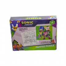 Sonic Boyamalı Puzzle