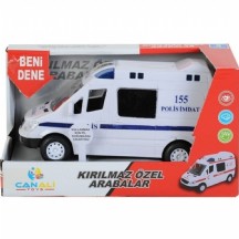 Can Ali Toys Işıklı Sesli Pilli  Polis Ekip Arabası CNL-9999-1