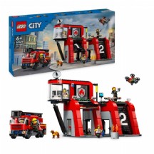 Lego İtfaiye Kamyonlu İtfaiye Merkezi LSC60414