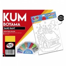 Kumtoys Kum Boyama Seti 8 Li KM5454