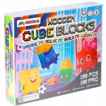 Redka Wooden Cube Blocks RD5642