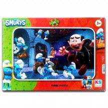 KS Games Smurf Frame Puzzle 24 Parça SMR 704