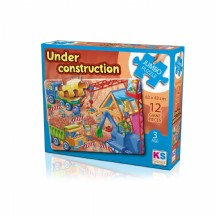 KS Games Under Construction Jumbo Puzzle 12 Parça JP 31004