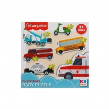 KS Games Fisher-Price Baby Puzzle On The Road FP 13414