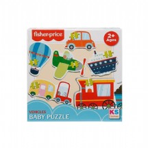 KS Games Fisher-Price Baby Puzzle Vehıcles FP 13415