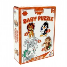 Baby Puzzle Hayvanlar Turuncu Kutu LC7225